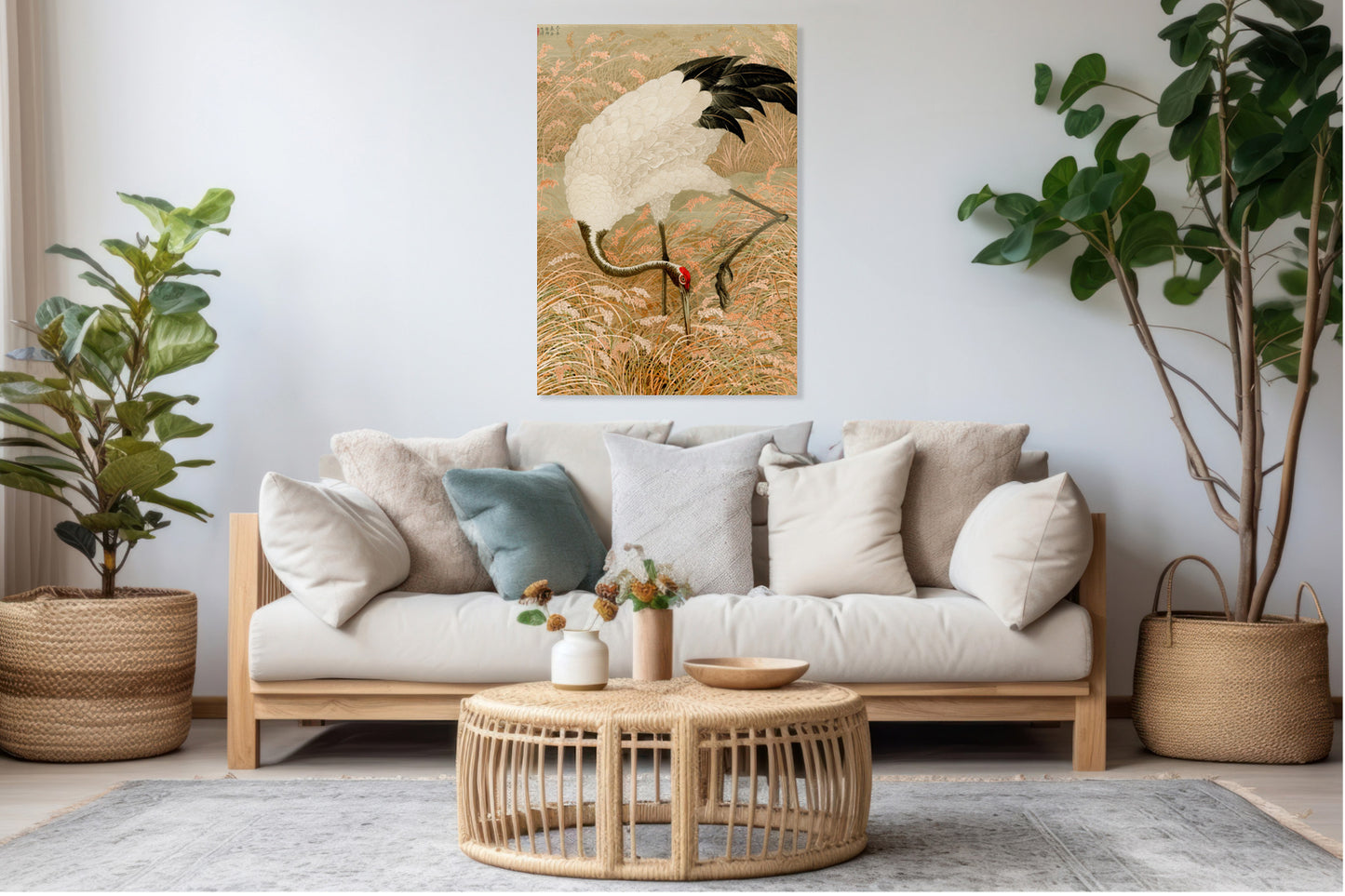 Obraz  Sarus Crane, G.A. Audsley Japoński Vintage