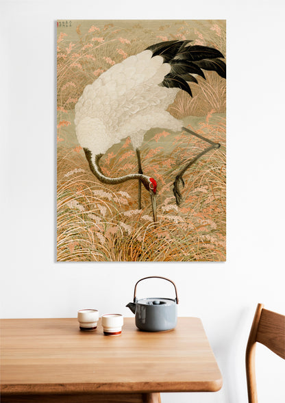 Obraz  Sarus Crane, G.A. Audsley Japoński Vintage