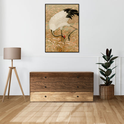 Plakat  Sarus Crane, G.A. Audsley Japoński Vintage