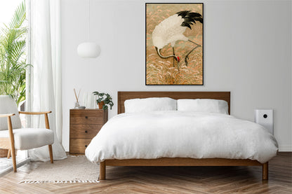 Plakat  Sarus Crane, G.A. Audsley Japoński Vintage