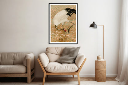 Plakat  Sarus Crane, G.A. Audsley Japoński Vintage