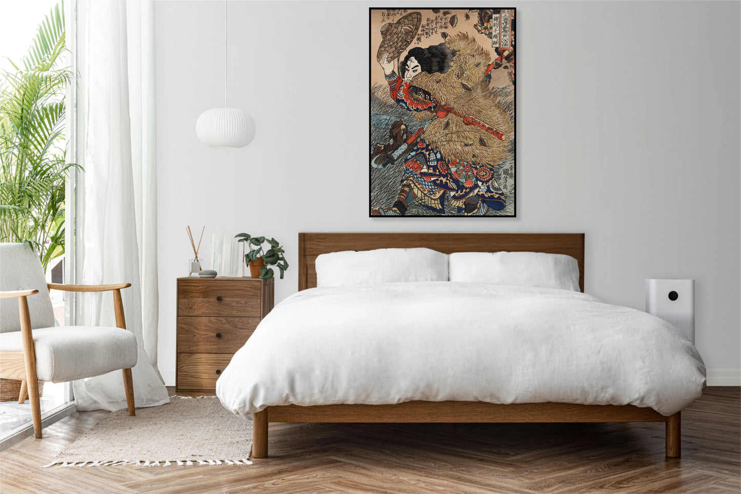 Plakat  Kinhyoshi Yorin, Kuniyoshi Japoński Vintage
