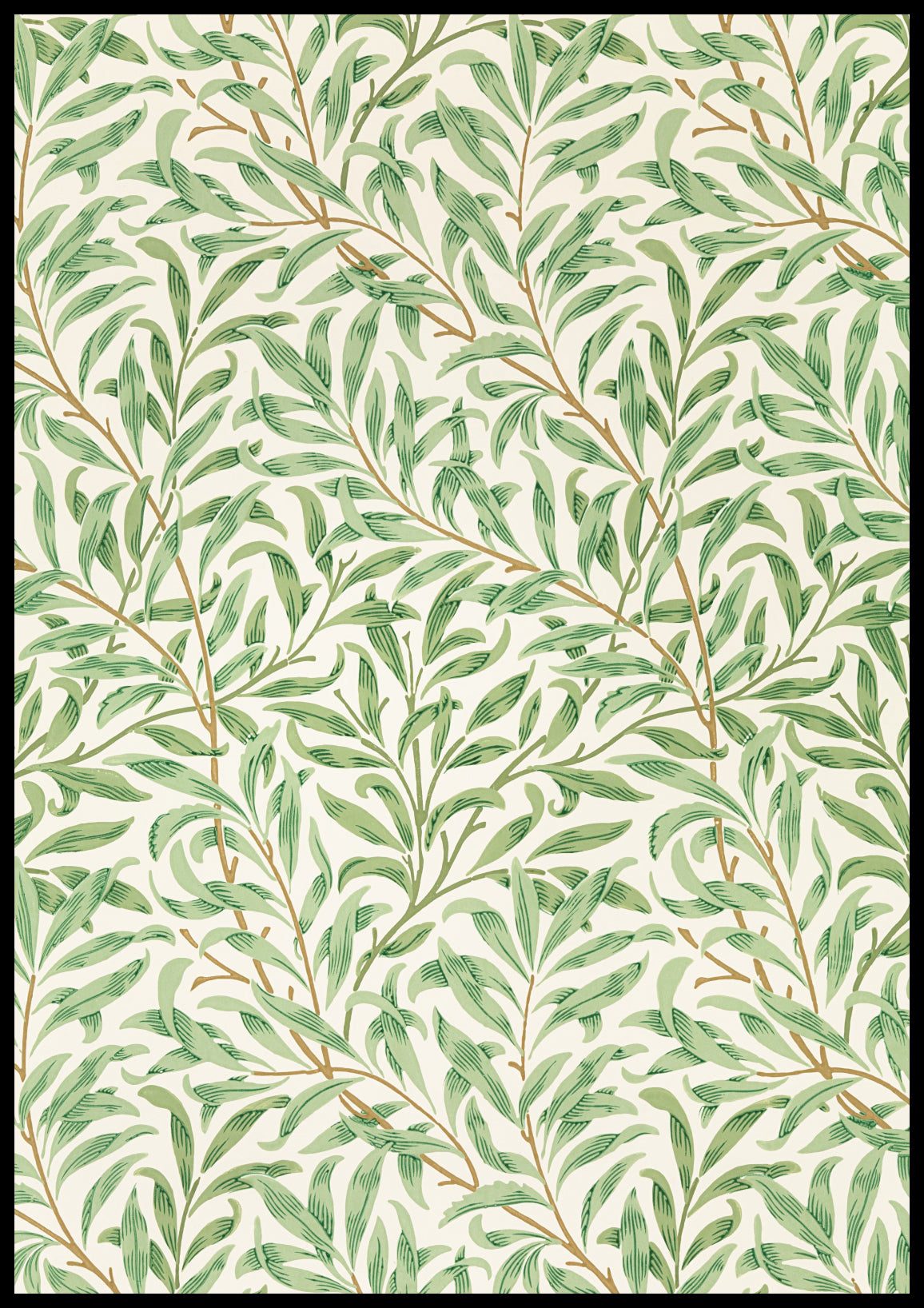 Plakat  Willow Pattern 2, Morris Vintage do Salonu