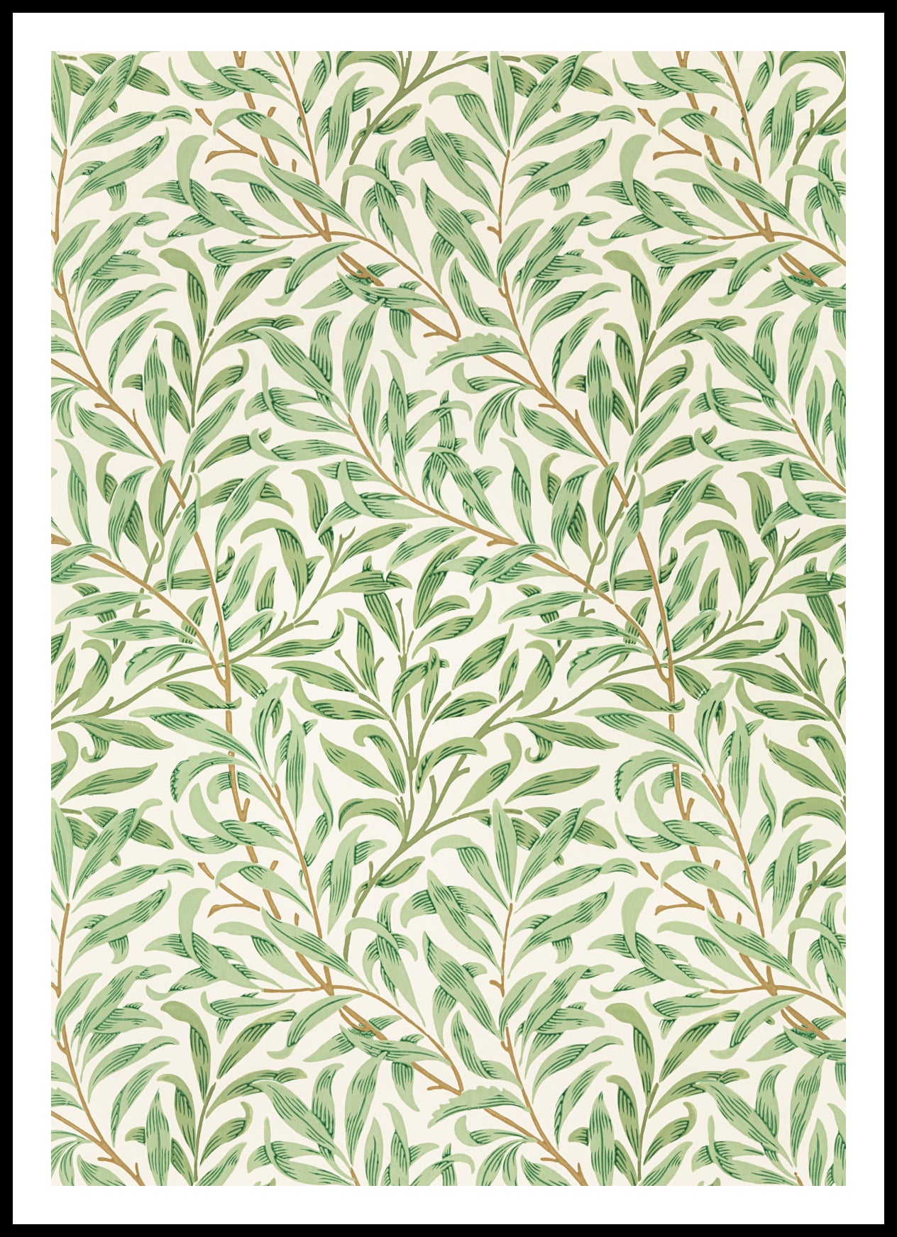Plakat  Willow Pattern 2, Morris Vintage do Salonu
