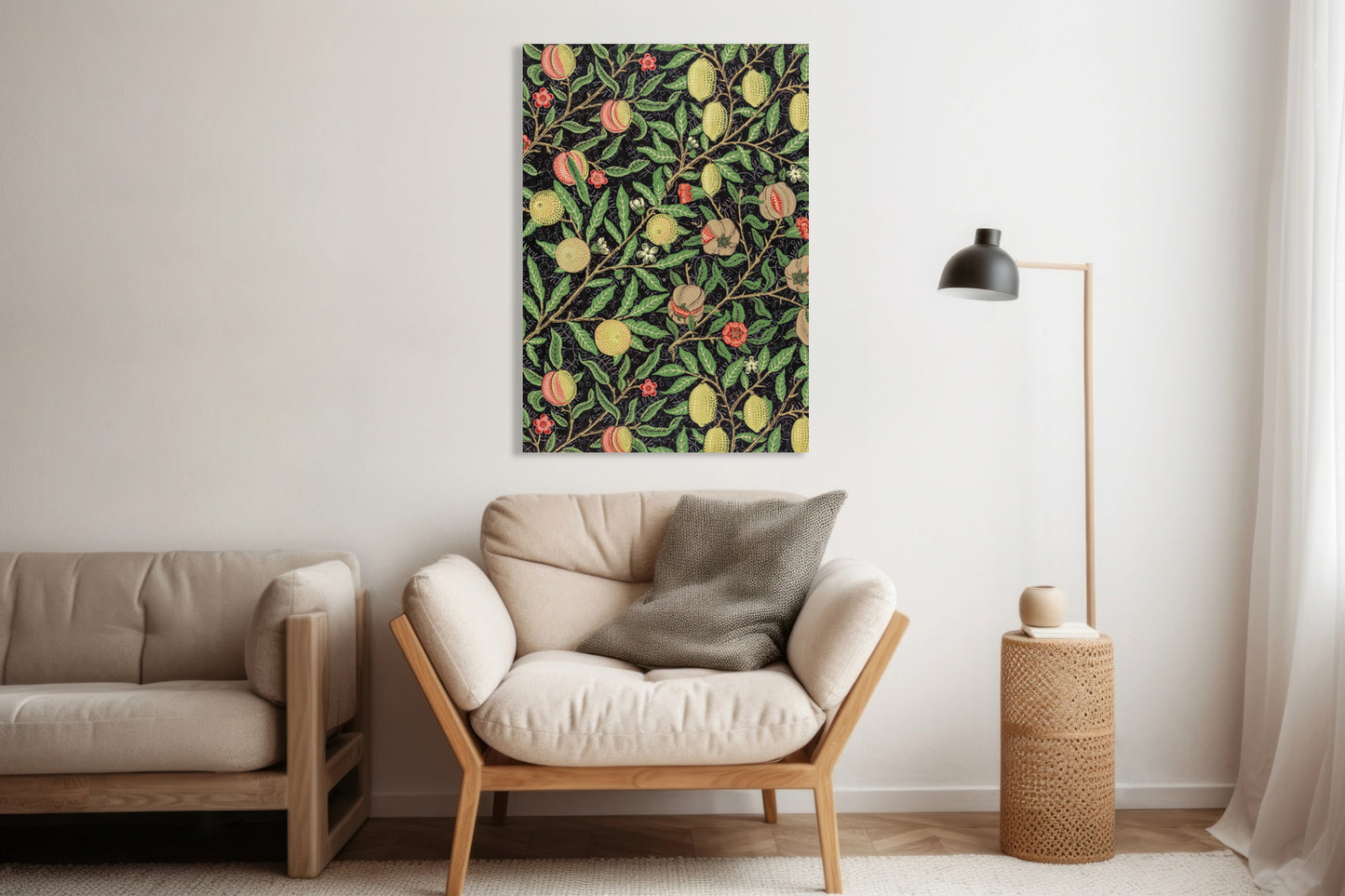Obraz  Fruit Pattern, William Morris Vintage do Salonu