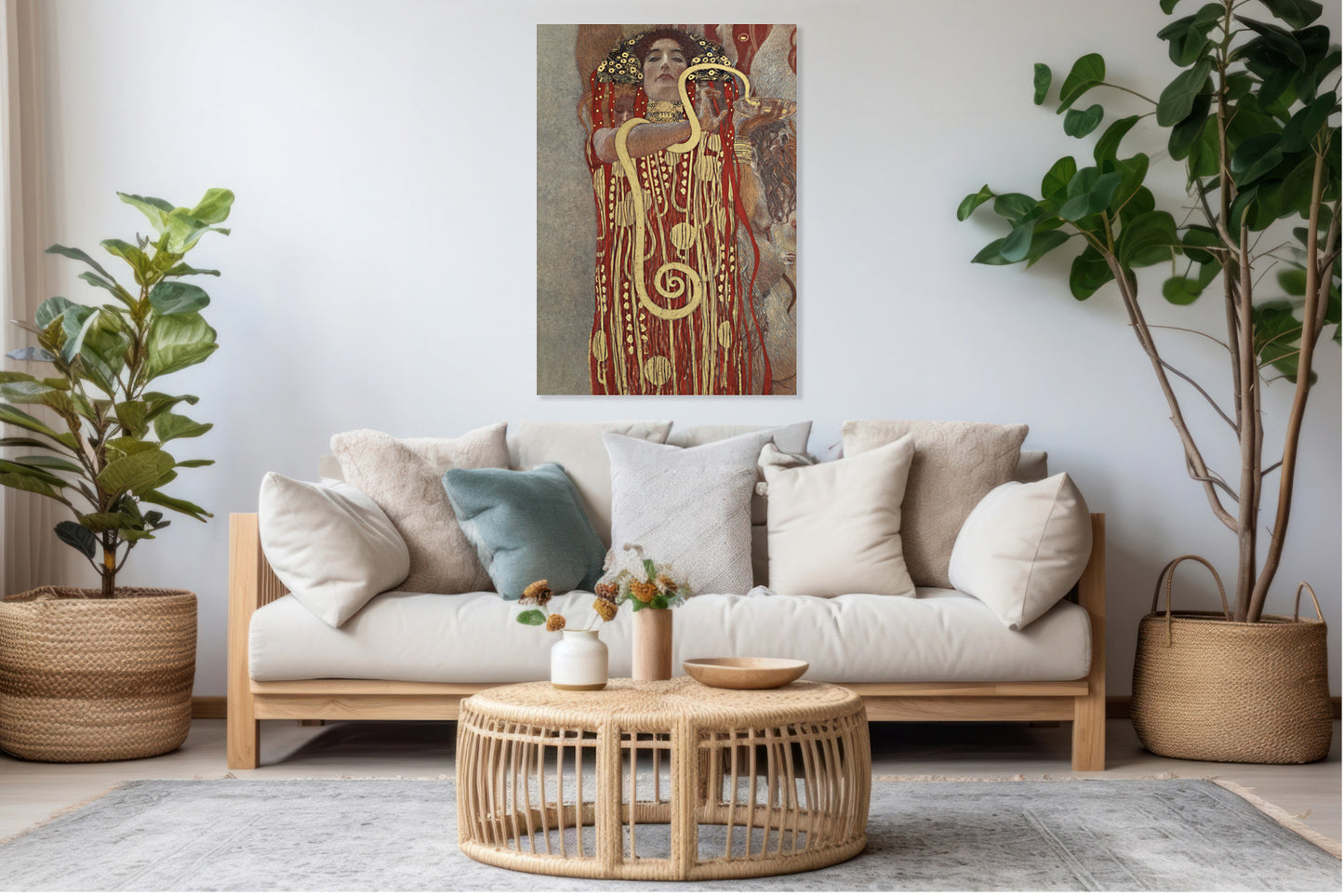 Obraz  Hygieia, Gustaw Klimt Vintage do Salonu