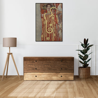 Plakat  Hygieia, Gustaw Klimt Vintage do Salonu