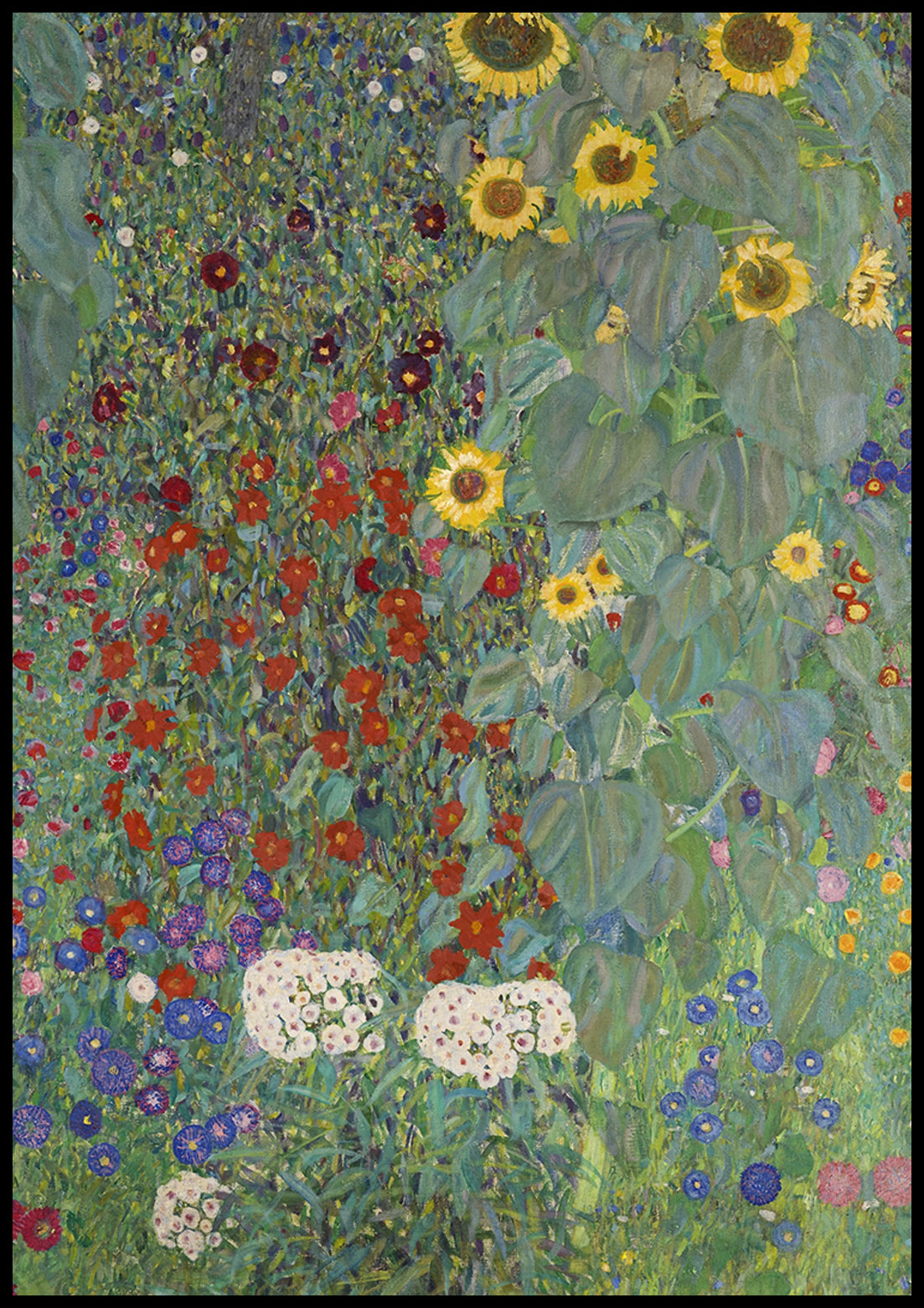 Plakat  Farm Garden, Gustaw Klimt Vintage do Salonu
