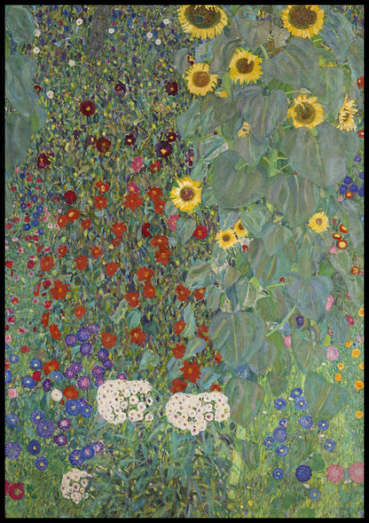 Plakat  Farm Garden, Gustaw Klimt Vintage do Salonu