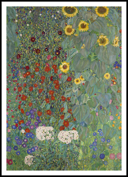 Plakat  Farm Garden, Gustaw Klimt Vintage do Salonu