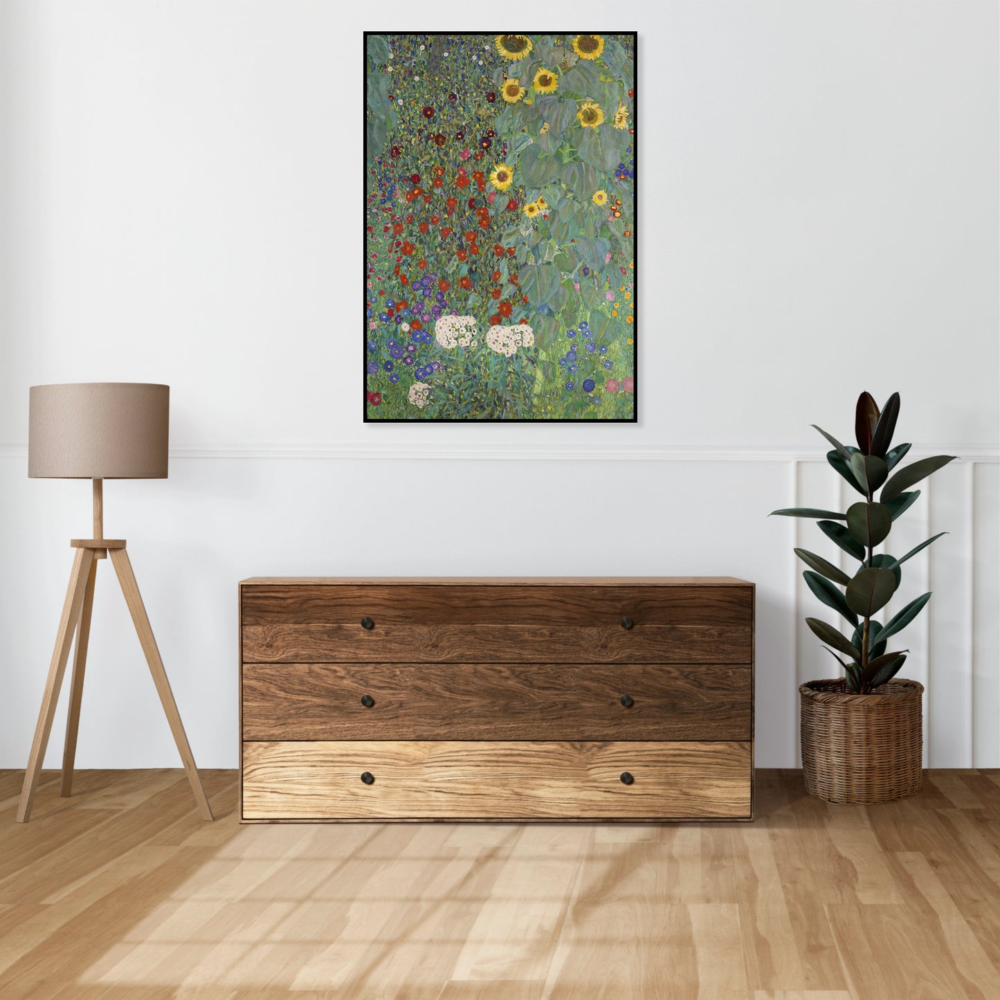 Plakat  Farm Garden, Gustaw Klimt Vintage do Salonu