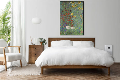 Plakat  Farm Garden, Gustaw Klimt Vintage do Salonu