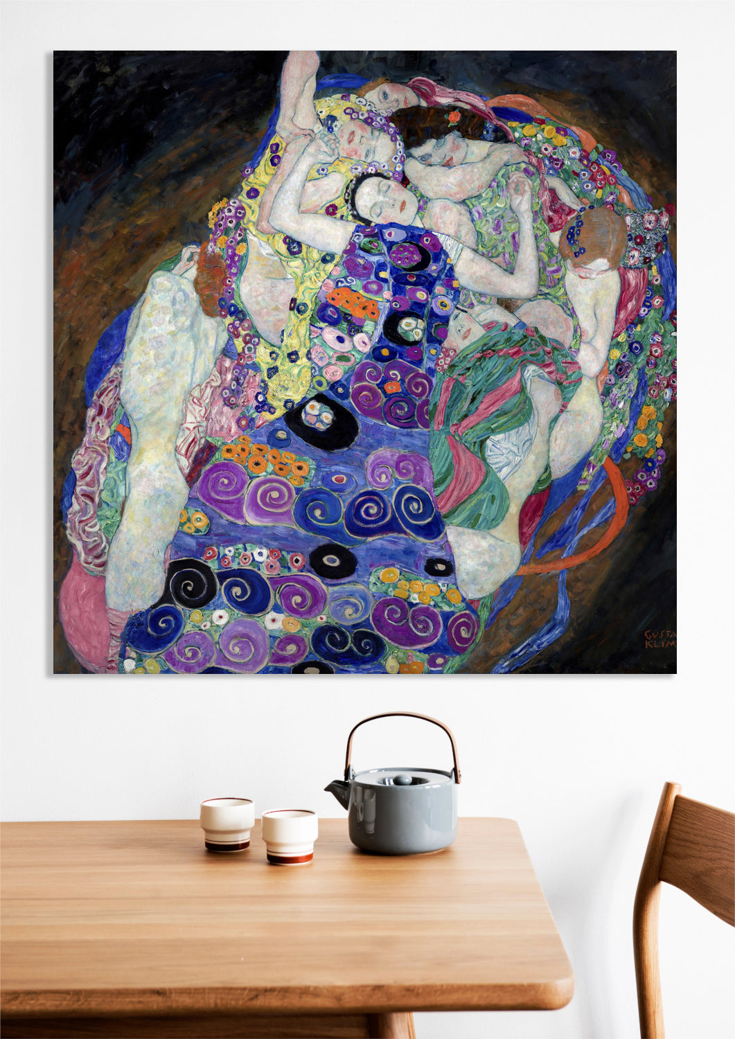 Obraz  Dziewica, Gustaw Klimt Vintage do Salonu