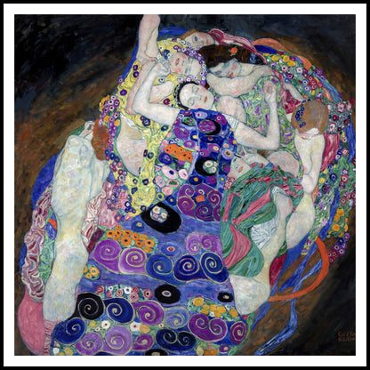 Plakat  Dziewica, Gustaw Klimt Vintage do Salonu