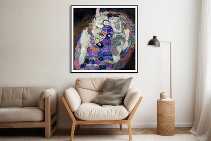 Plakat  Dziewica, Gustaw Klimt Vintage do Salonu