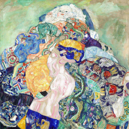 Plakat  Dziecko, Gustaw Klimt Vintage do Salonu