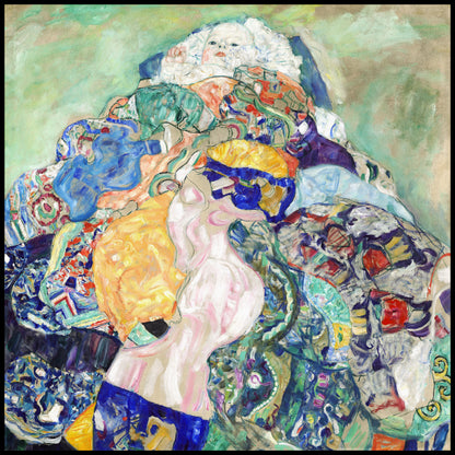Plakat  Dziecko, Gustaw Klimt Vintage do Salonu