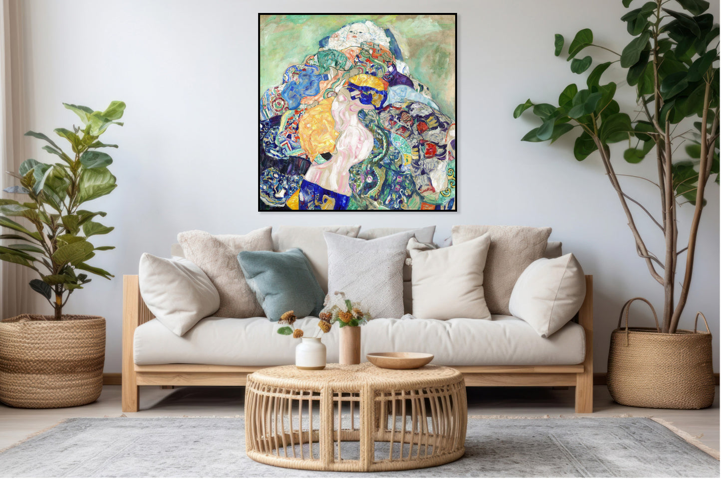 Plakat  Dziecko, Gustaw Klimt Vintage do Salonu