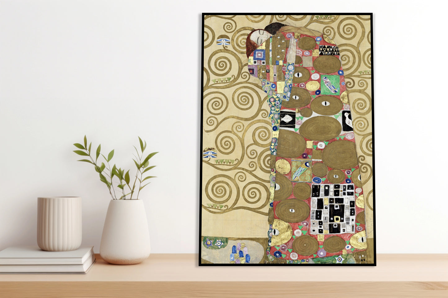 Plakat  Fulfillment, Gustaw Klimt Vintage do Salonu