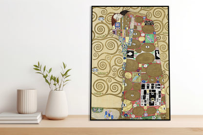 Plakat  Fulfillment, Gustaw Klimt Vintage do Salonu