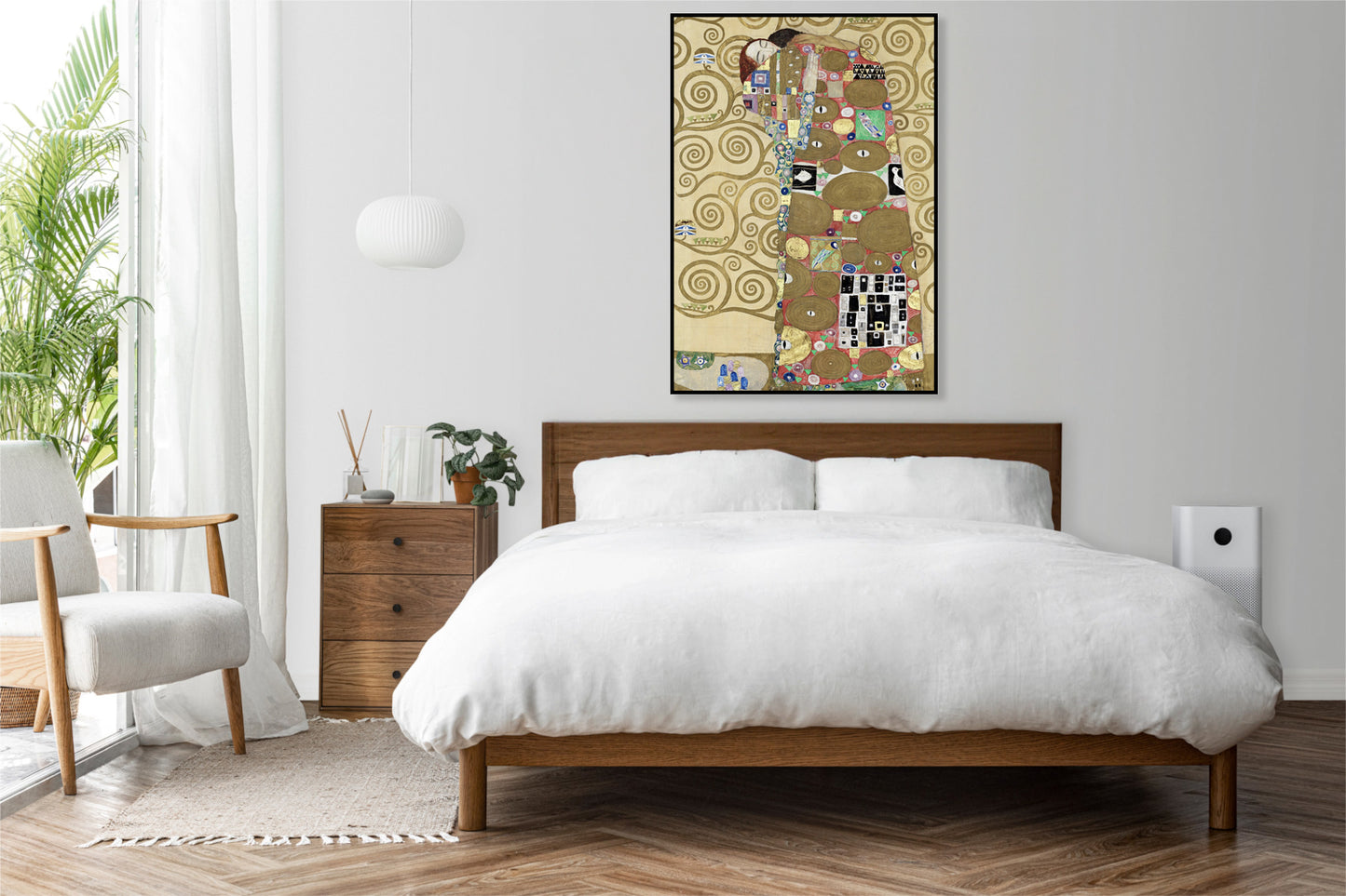 Plakat  Fulfillment, Gustaw Klimt Vintage do Salonu