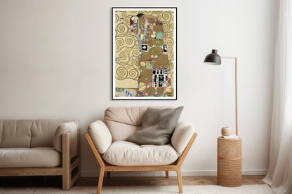 Plakat  Fulfillment, Gustaw Klimt Vintage do Salonu