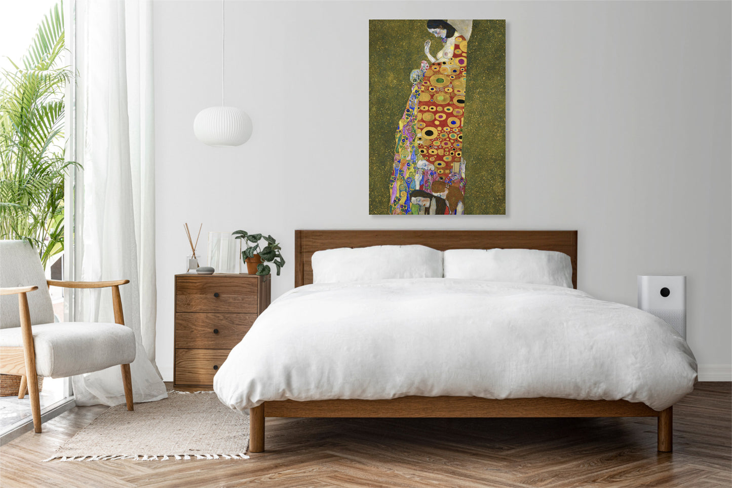 Obraz  Hope II, Gustaw Klimt Vintage do Salonu