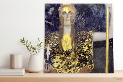 Obraz  Pallas Atena, Gustaw Klimt Vintage do Salonu