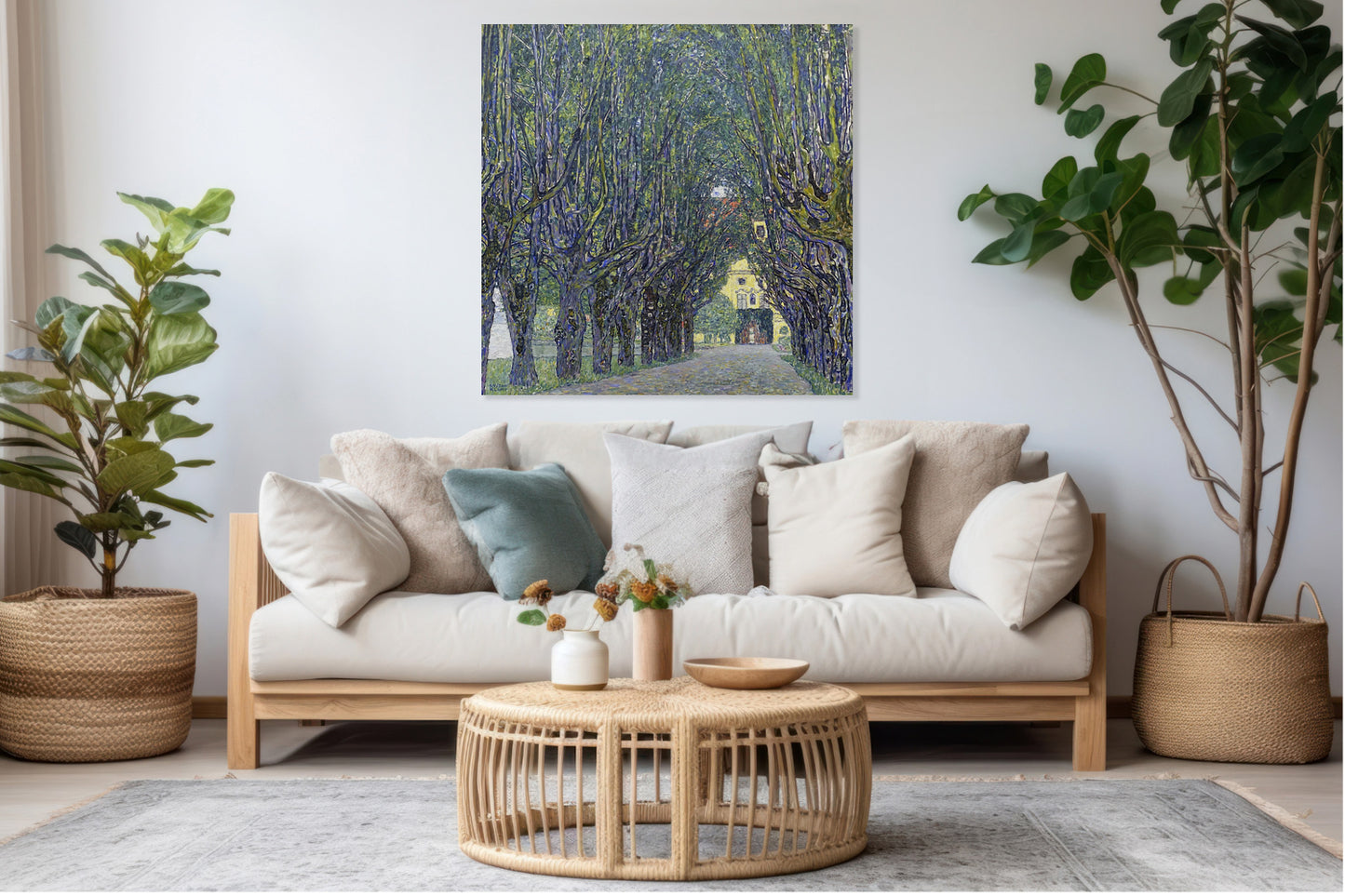 Obraz  Allee at Schloss Kammer, Gustaw Klimt Vintage