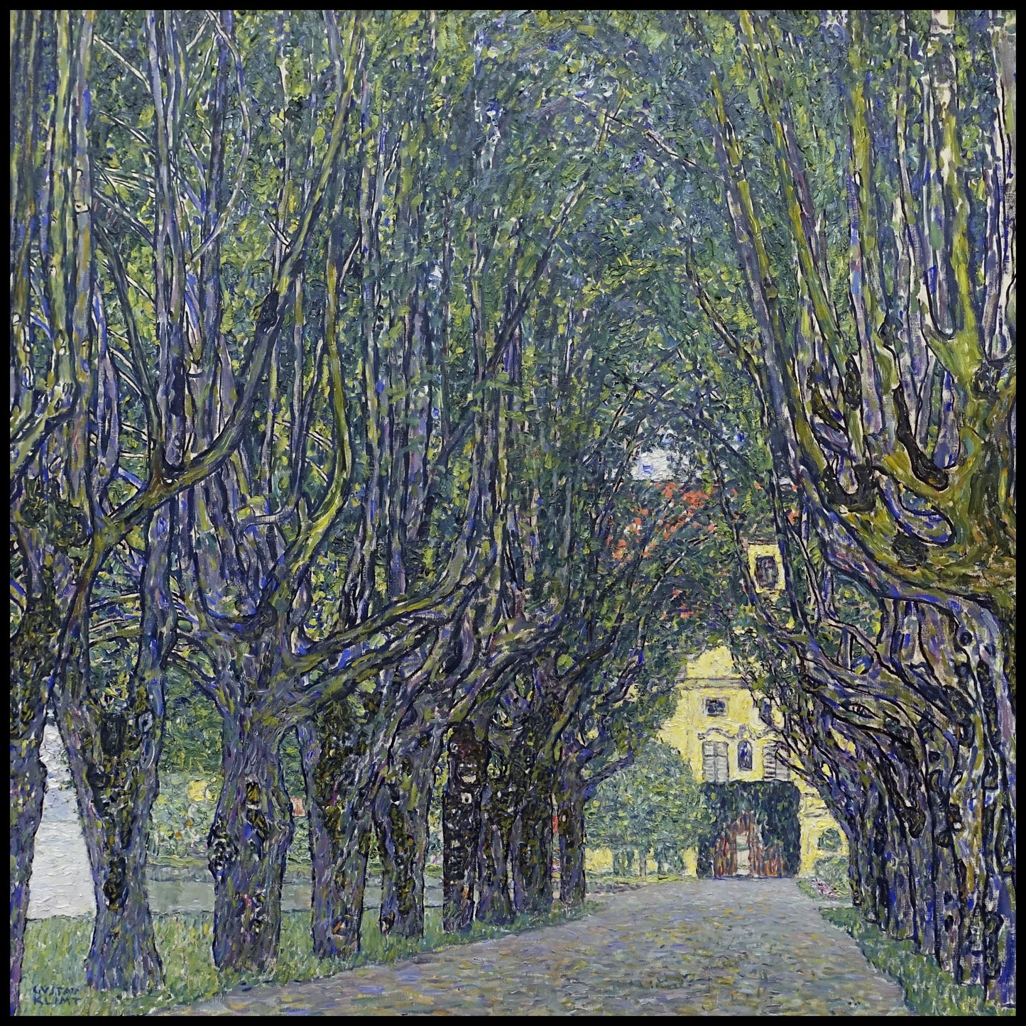 Plakat  Allee at Schloss Kammer, Gustaw Klimt Vintage