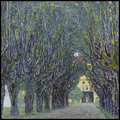 Plakat  Allee at Schloss Kammer, Gustaw Klimt Vintage