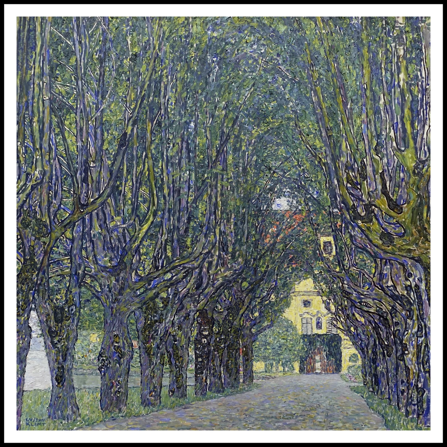 Plakat  Allee at Schloss Kammer, Gustaw Klimt Vintage