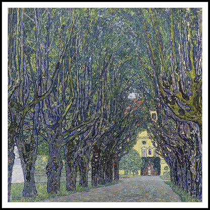 Plakat  Allee at Schloss Kammer, Gustaw Klimt Vintage