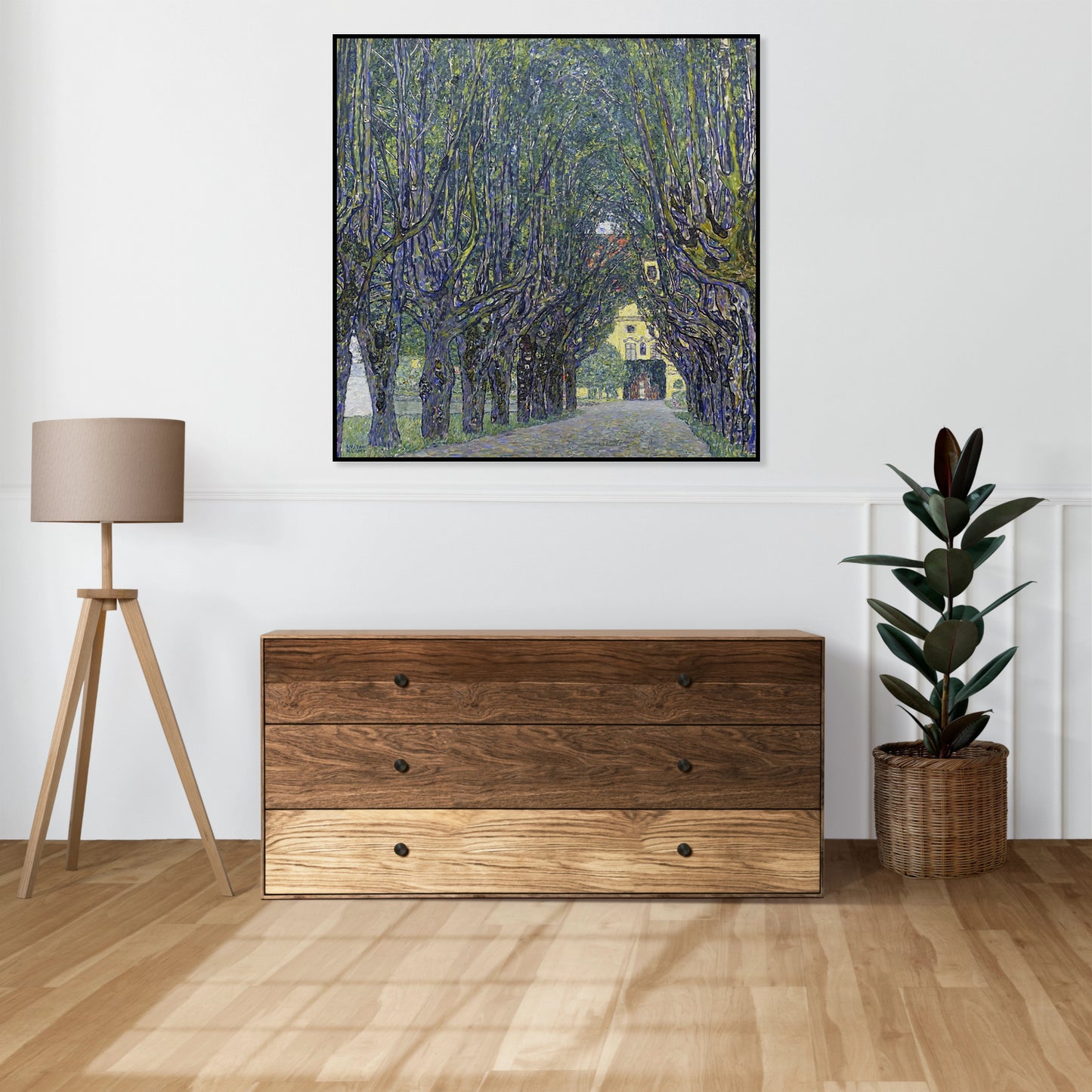 Plakat  Allee at Schloss Kammer, Gustaw Klimt Vintage