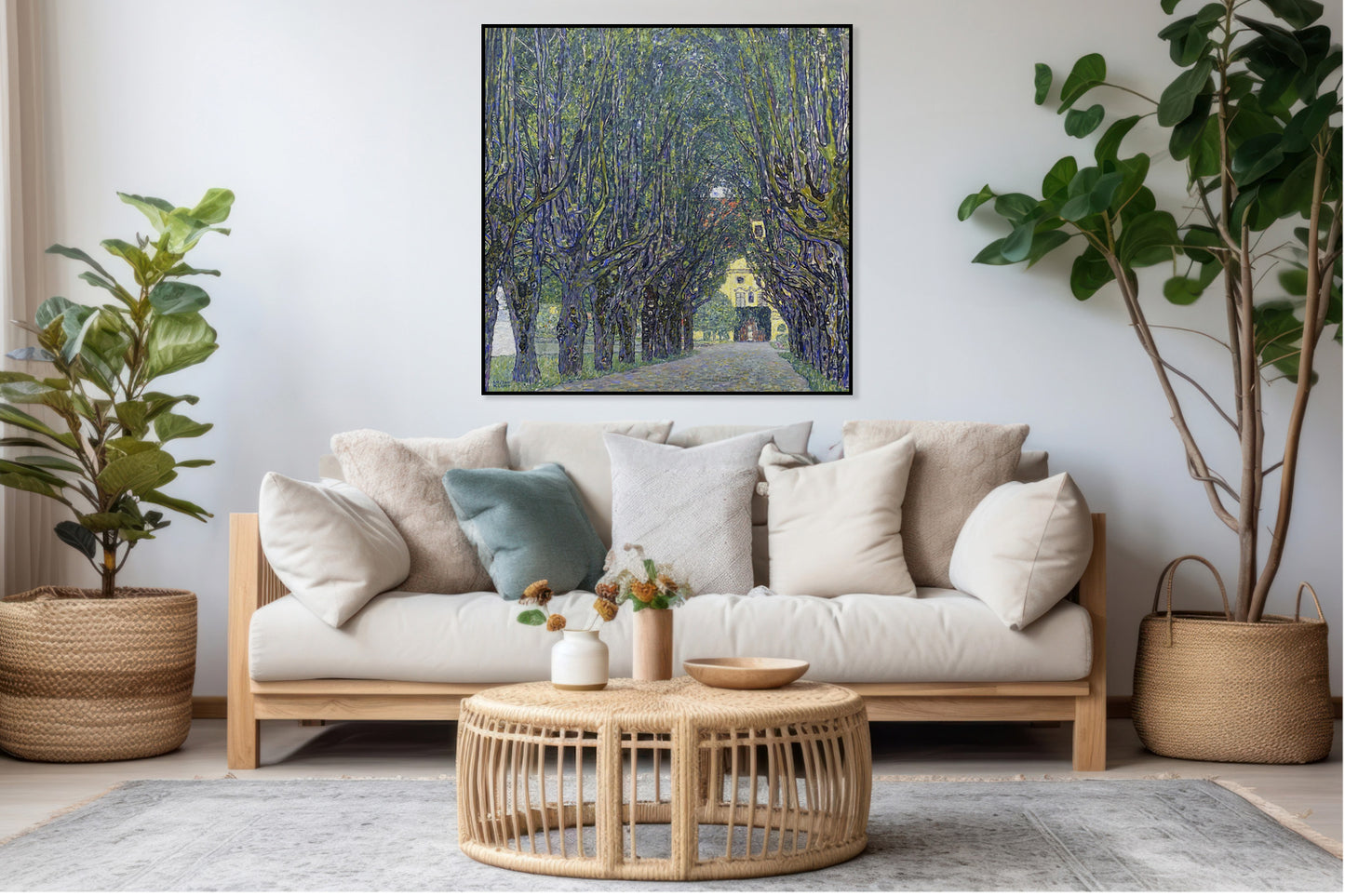 Plakat  Allee at Schloss Kammer, Gustaw Klimt Vintage