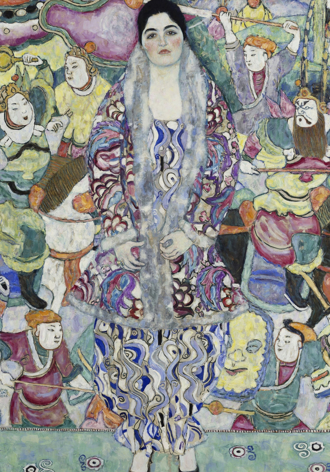 Plakat  Portrait of Friederike Maria Beer, Klimt Vintage