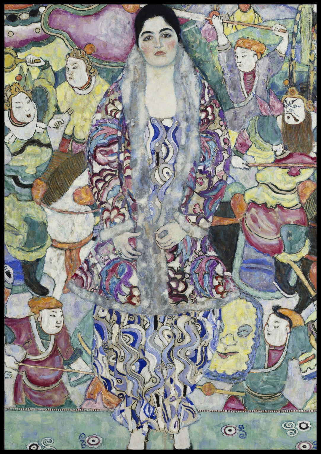 Plakat  Portrait of Friederike Maria Beer, Klimt Vintage