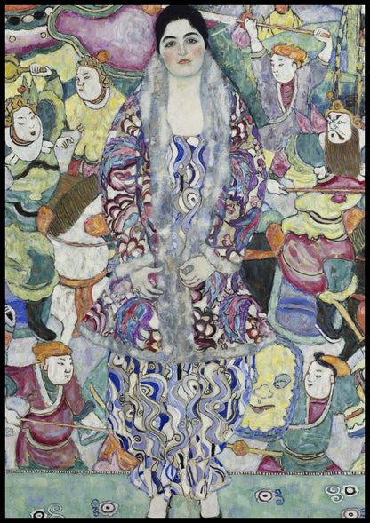 Plakat  Portrait of Friederike Maria Beer, Klimt Vintage