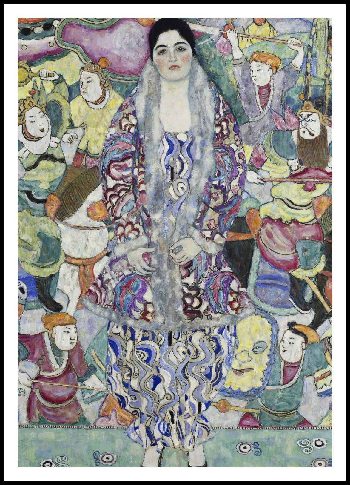 Plakat  Portrait of Friederike Maria Beer, Klimt Vintage