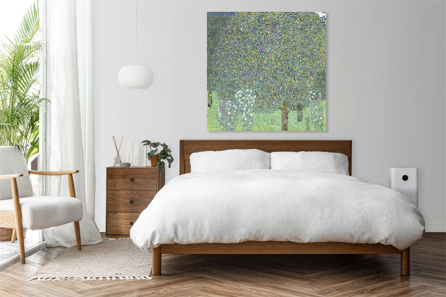 Obraz  Rosebushes under the Trees, Klimt Vintage