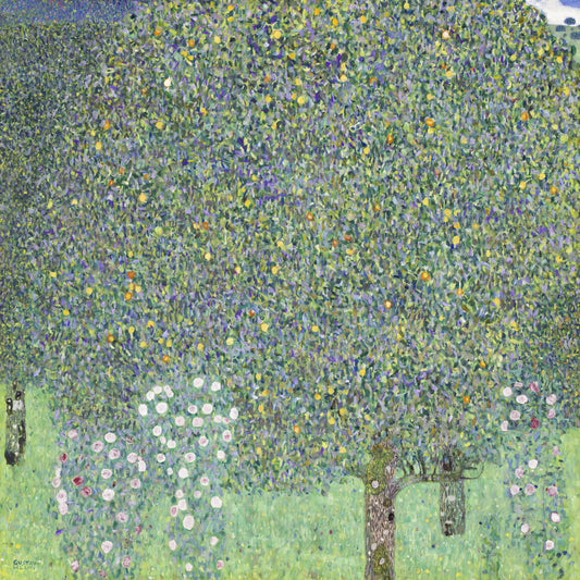 Plakat  Rosebushes under the Trees, Klimt Vintage