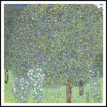 Plakat  Rosebushes under the Trees, Klimt Vintage