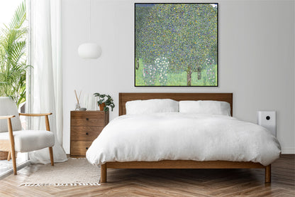 Plakat  Rosebushes under the Trees, Klimt Vintage