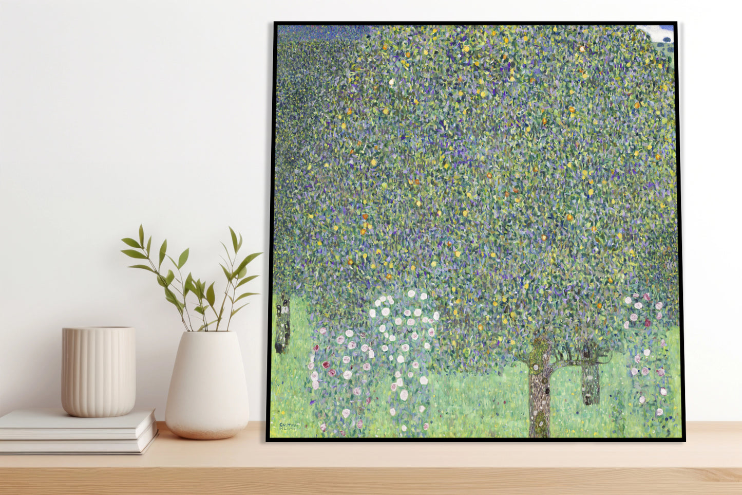Plakat  Rosebushes under the Trees, Klimt Vintage