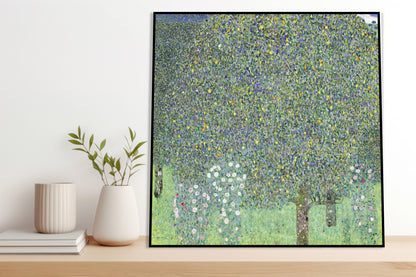 Plakat  Rosebushes under the Trees, Klimt Vintage