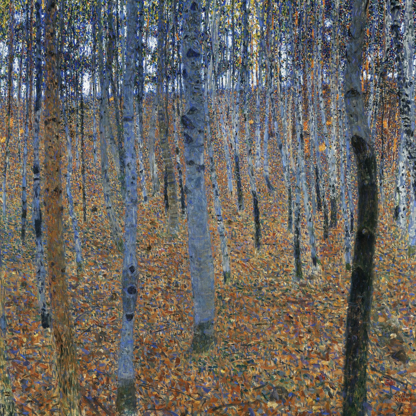 Plakat  Beech Grove I, Gustaw Klimt Vintage do Salonu