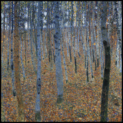 Plakat  Beech Grove I, Gustaw Klimt Vintage do Salonu