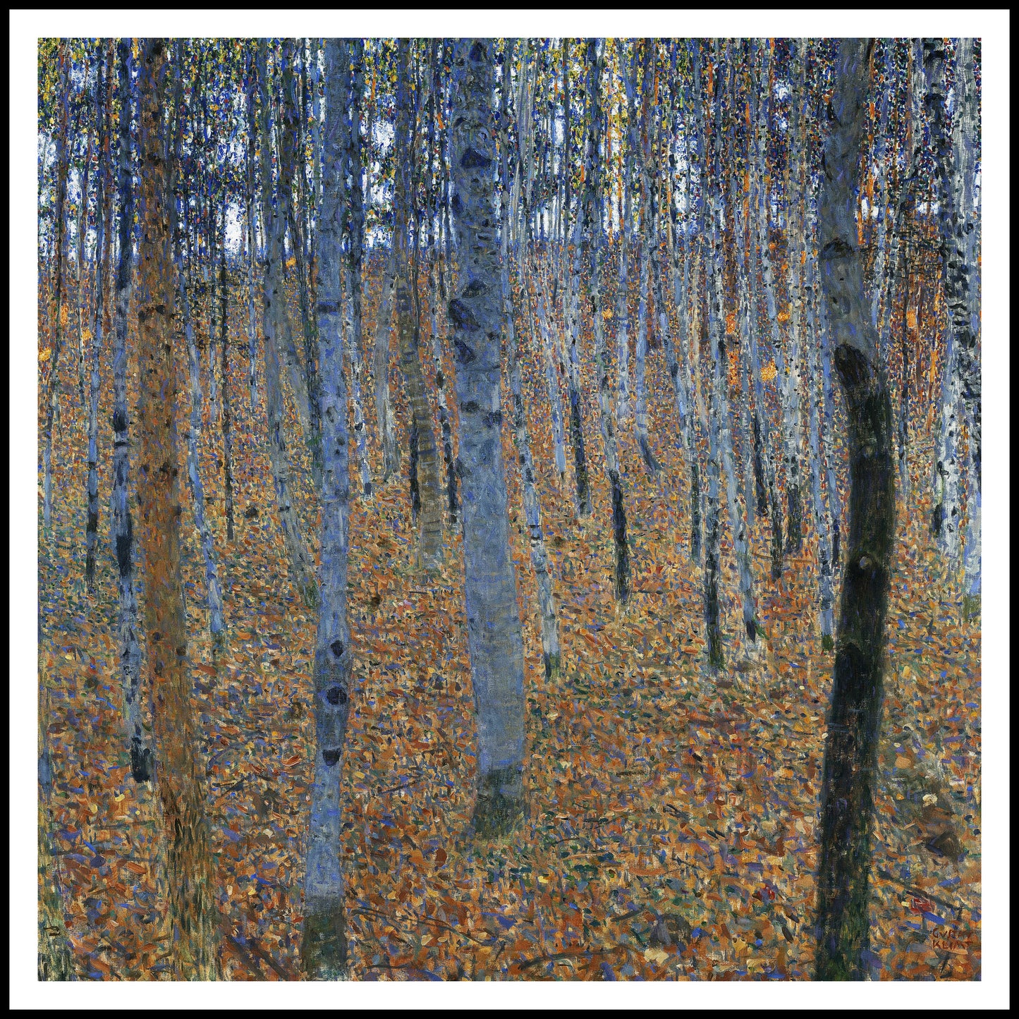 Plakat  Beech Grove I, Gustaw Klimt Vintage do Salonu