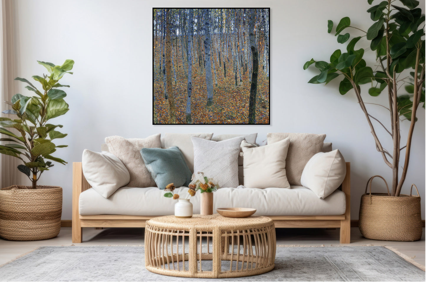 Plakat  Beech Grove I, Gustaw Klimt Vintage do Salonu