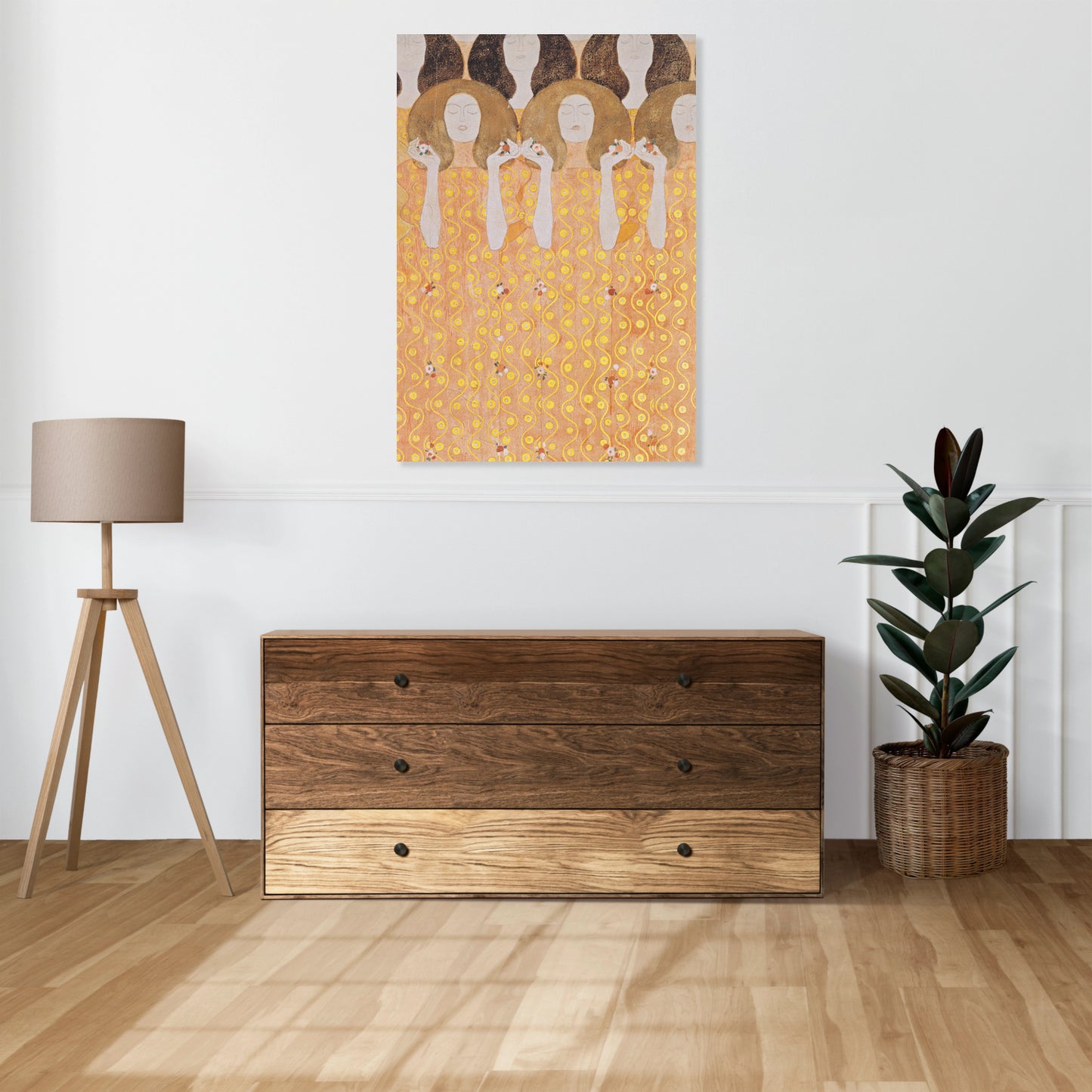 Obraz  Beethoven Frieze, Klimt Vintage do Salonu